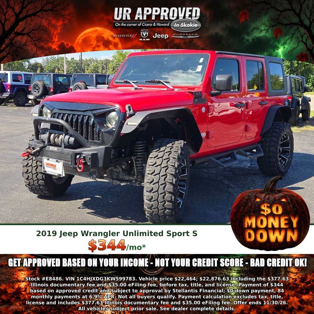 2019 Jeep Wrangler Unlimited Sport S