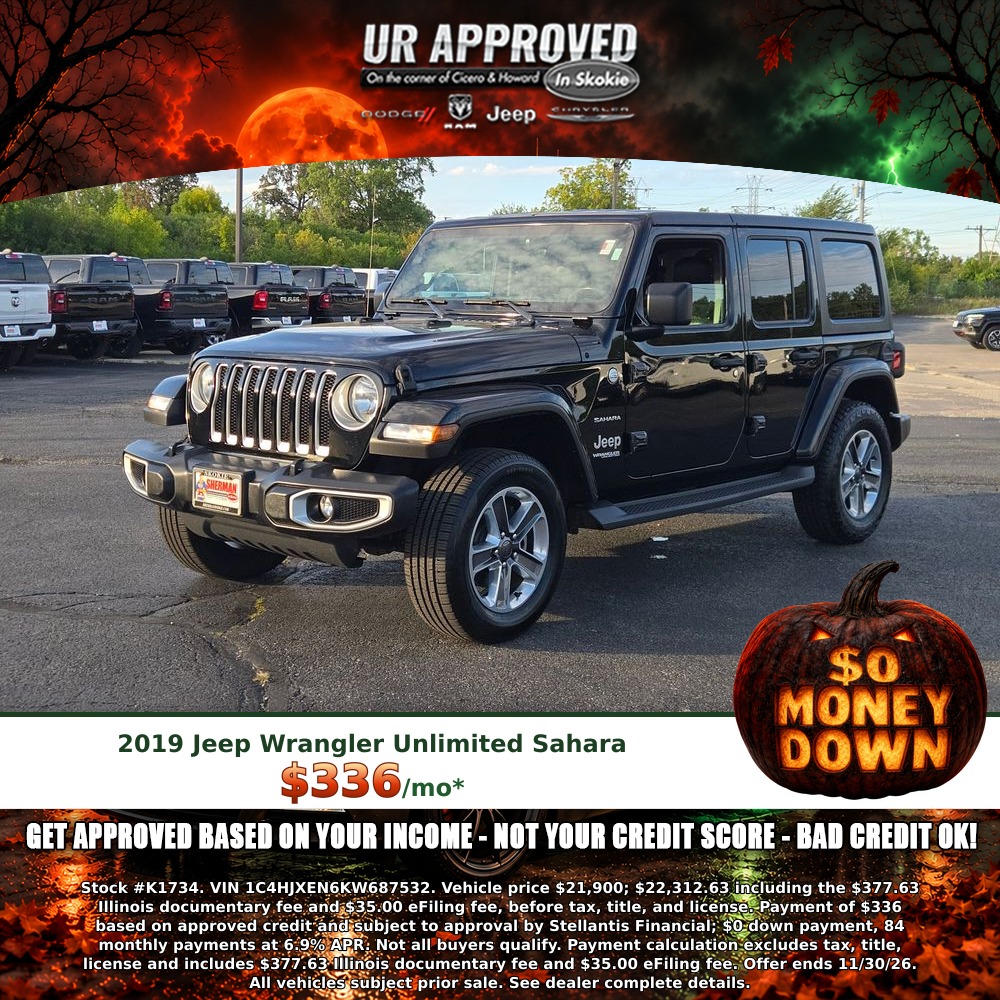 2019 Jeep Wrangler Unlimited Sahara