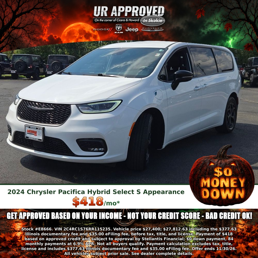 2024 Chrysler Pacifica Hybrid Select S Appearance