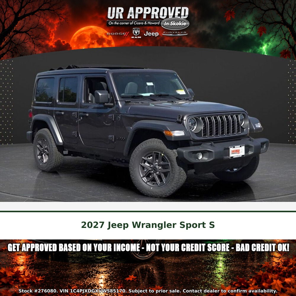 2027 Jeep Wrangler Sport S