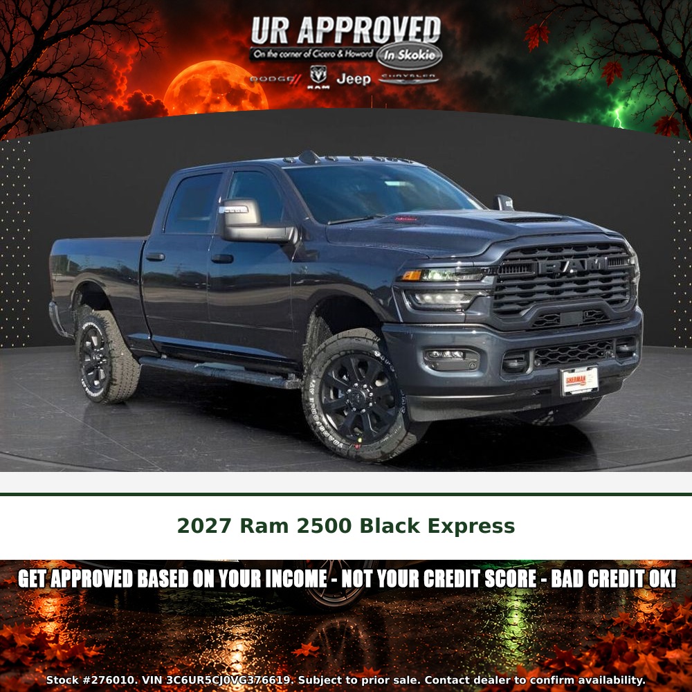 2027 Ram 2500 Black Express