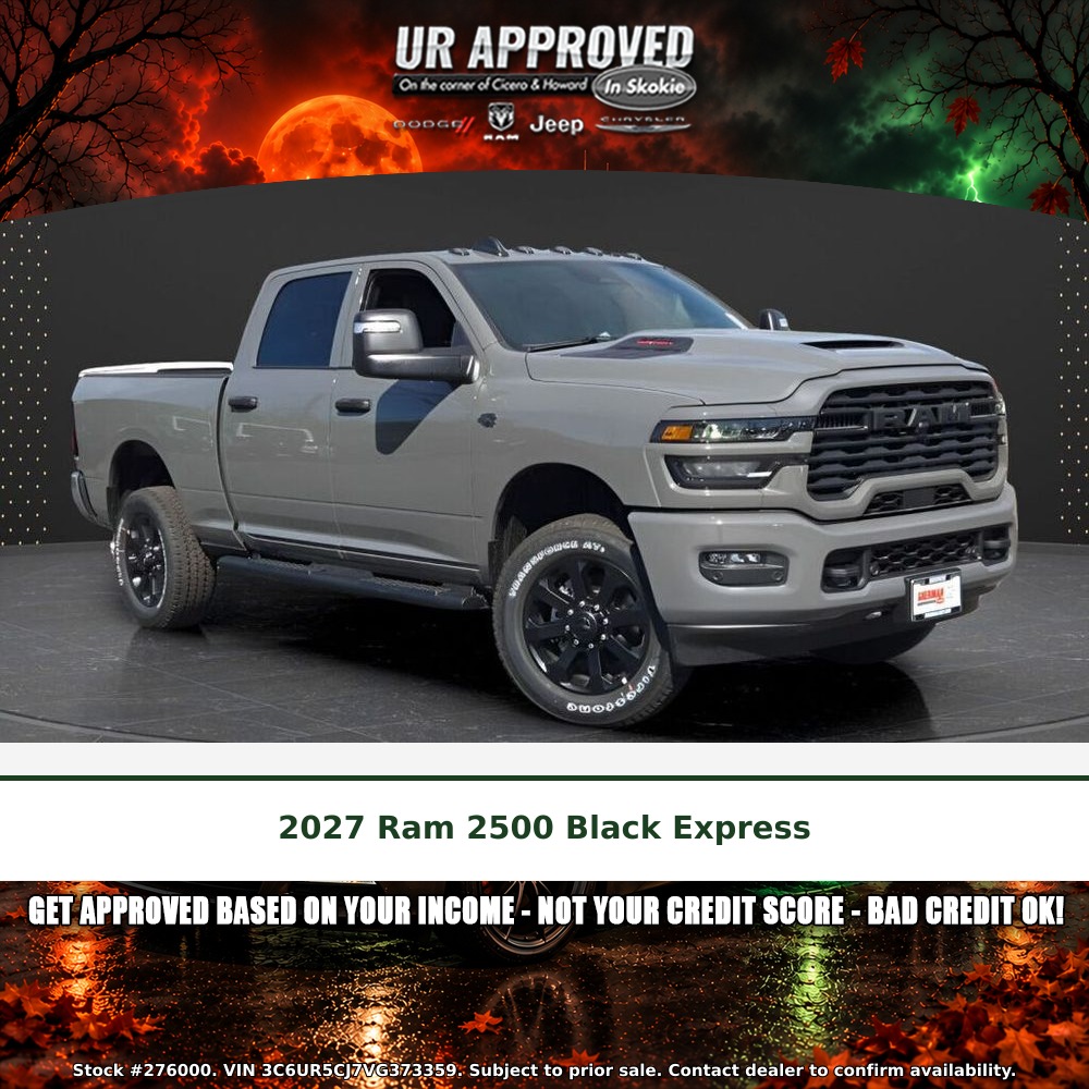 2027 Ram 2500 Black Express