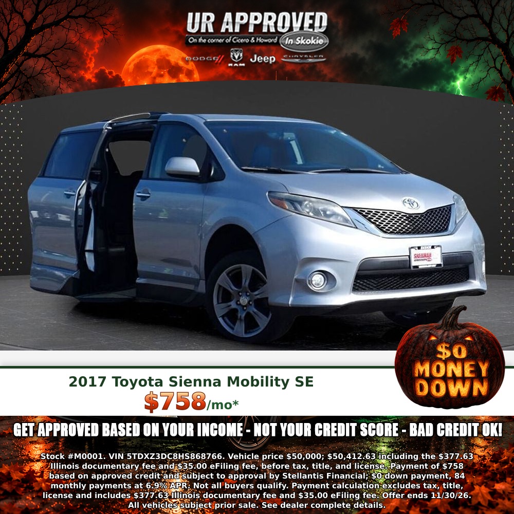 2017 Toyota Sienna Mobility SE